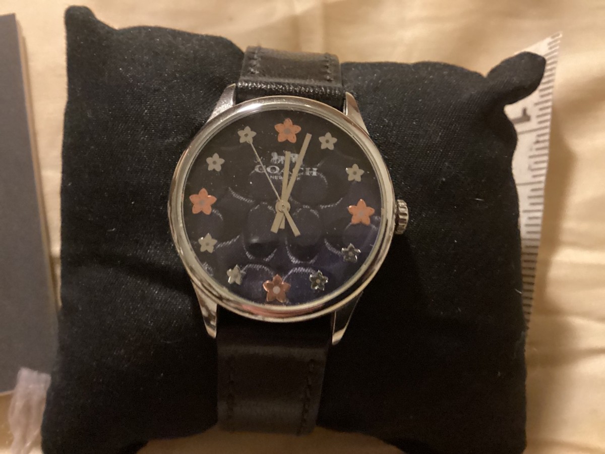 COACH Watch,Coach Black Watch with Colorful Stars Amazon.com: Coach Preston Women main image 2