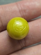 Vintage CAC Rare Yellow Pearl Swirl Christensen Marble