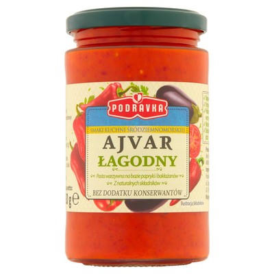 3850104051029 Podravka Ajvar łagodny 350 g PODRAVKA