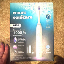 Philips Sonicare ProtectiveClean 6400 White Pressure Control Bluetooth App Timer