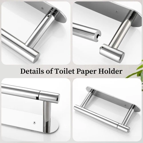 Stainless Steel Toilet Roll Holder - Picture 4 of 5