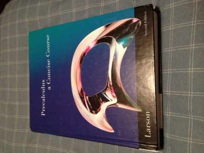 Precalculus: A Concise Course - Hardcover, by Larson Ron; Falvo - Very Good