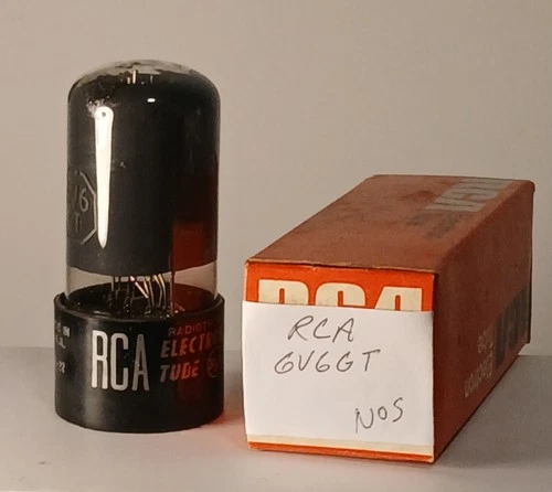 Vintage NOS NIB RCA 6V6GT Amplifier Radio Audio Vacuum Tube