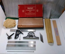 Vintage STARRETT Combination Set With Original Box and Extras