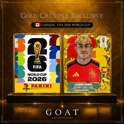 PANINI WORLD CUP 2026 - CANADA GOLD CRUMPLE EXCLUSIVE     100% ORIGINAL