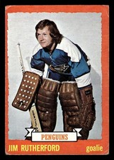 1973-74 Topps Jim Rutherford #59 - Pittsburgh Penguins - VG