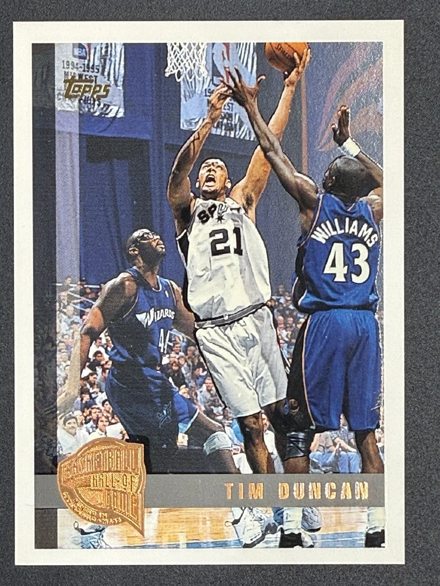 Topps Tim Duncan Basketball Rookie Sports Trading Cards for sale