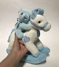 Ebba by Aurora, Baby Boy Rockying Horse Music Box/Musical Plush/New Meteial Only