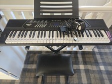 RockJam 61 Key Electronic Keyboard Piano with Stand, Stool and Headphones