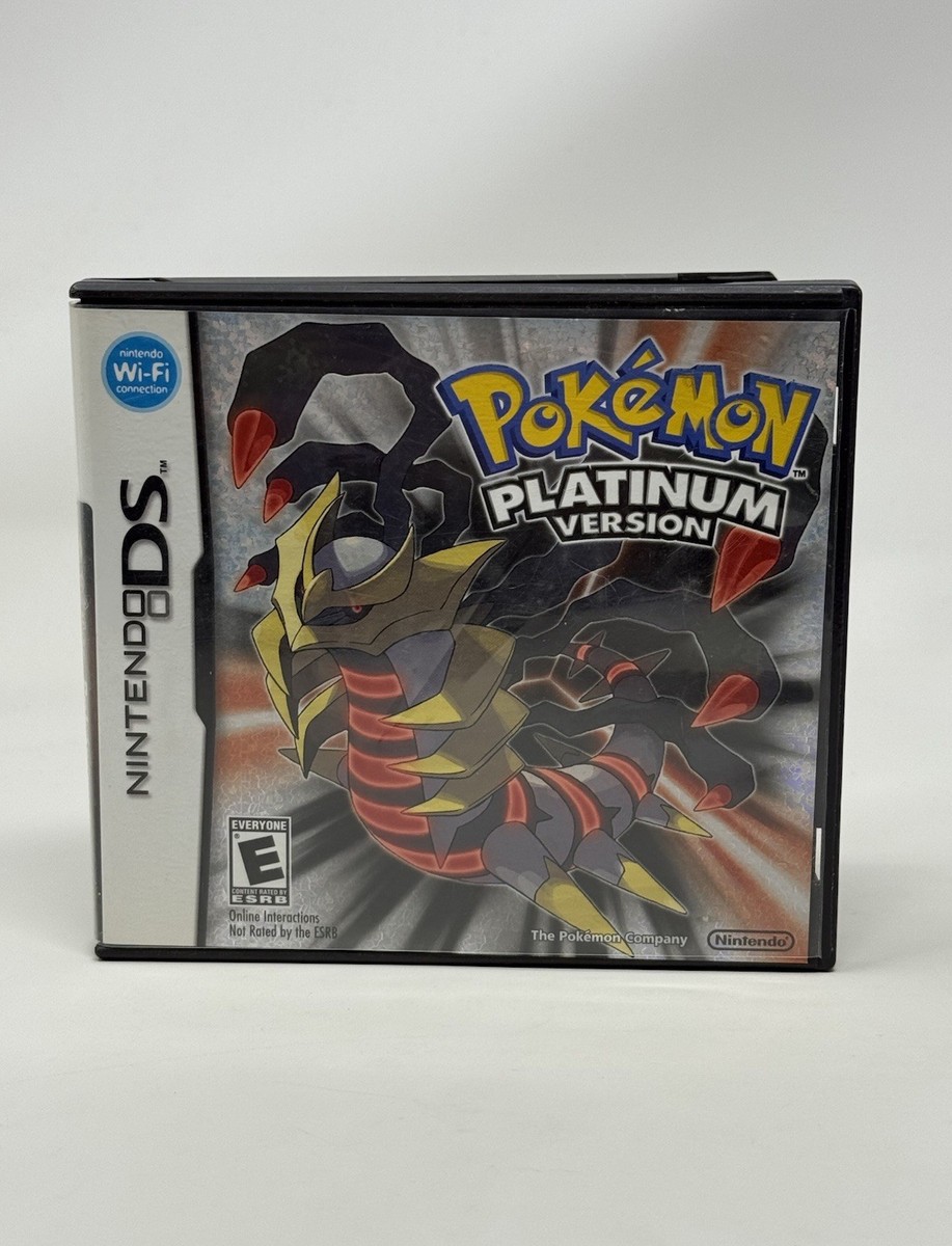 Pokemon Platinum Version Nintendo DS Authentic Game and Case