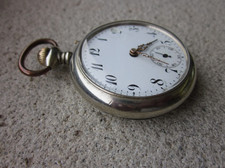 OROLOGIO DA TASCA MECCANICO CARICA MANUALE CIPOLLA TASCHINO VINTAGE FUNZIONANTE