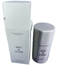 Salt and Stone Bergamont and Hinoki Deodorant 2.8oz NEW IN BOX