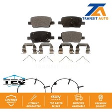 Rear Ceramic Disc Brake Pads And Wear Sensors Kit For Cadillac CT6 KTW-101313