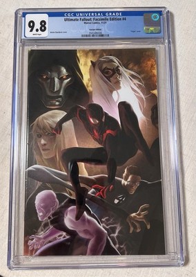Ultimate Fallout #4 CGC 9.8 Djurdjevic Facsimile Virgin Variant Miles Morales