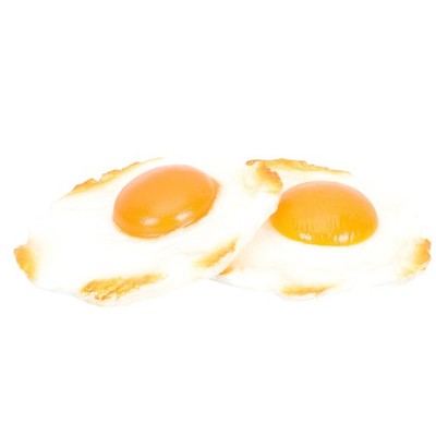 2 Pcs Eierform Für Den Mittelfinger Gefälschte Spiegeleier Foto Falsches
