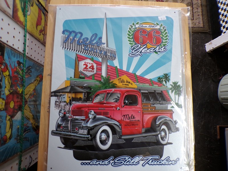 Mels Drive In Tin Sign NIB