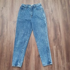 Vtg 80s Stefano International Jeans Womens Size 12 Acid Washed 1980s Mom 28 x 29
