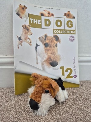 ORIGINAL THE DOG ARTLIST COLLECTION - DRAHT FOXTERRIER PLÜSCHTIER STOFFTIER + MAGAZIN