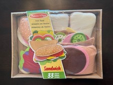 Melissa  Doug Felt Food Sandwich 33 Pieces