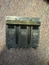 General Electric THQB32100 100 Amp 3 Pole 240V THQB Circuit Breaker Tested