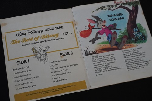 FISHER-PRICE SONGBOOK THE BEST OF DISNEY VOL. 1 * NO CASSETTE - Picture 14 of 14