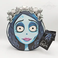 Loungefly Warner Bros. Tim Burton's Corpse Bride Emily Blue Crossbody Bag Purse