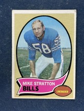 1970 Topps #252 Mike Stratton Buffalo Bills VG