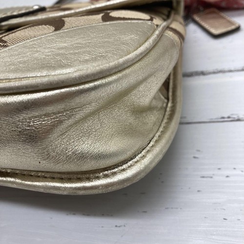 Borsa a tracolla firmata Coach F13791 con sciarpa - Foto 11 di 19