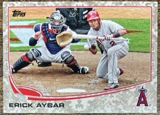 Erick Aybar 2013 Topps Camo #82/99 Los Angeles Angels #489