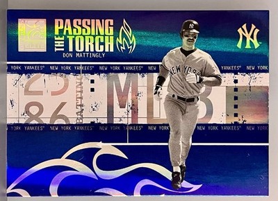 2005 Donruss Elite Don Mattingly #PT-13 Passing the Torch /1000 New York Yankees