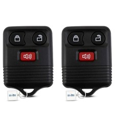2 Packs 3 Button Replacement Keyless Entry Remote Key Fob Compatible with Ford F