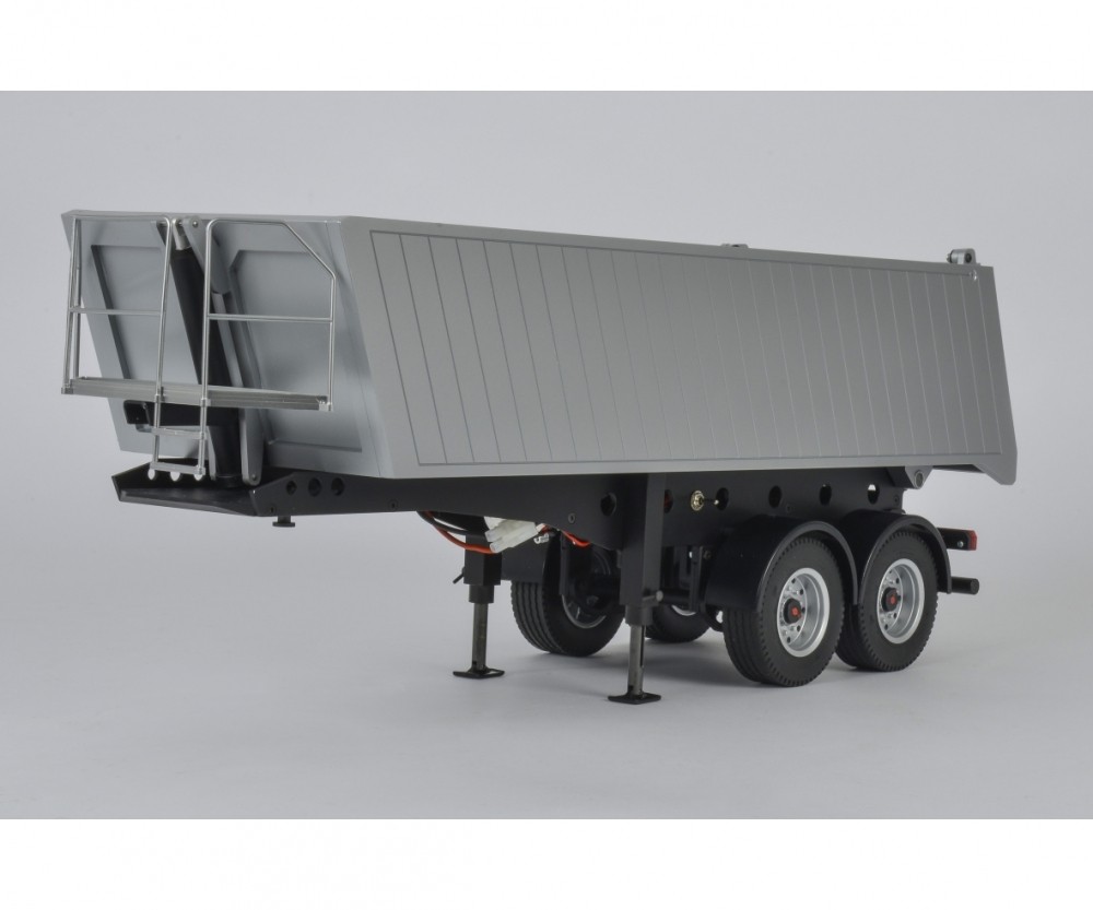 Carson 500907312 - 1:14 2-Axle Dump Truck Semi-Trailer - New