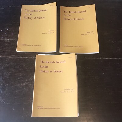 British Journal for the History of Science 1975