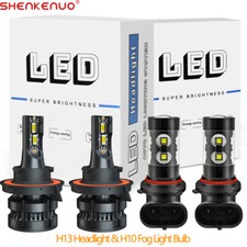 For Ford Expedition 2007-2014 White 4pcs Combo Led Headlight Fog Light Bulbs For Ford Expedition 2007-2014 White 4pcs Combo Led Headlight Fog Light Bulbs