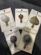 lamp finial vintage lot (11) $100 Plus Retail Value