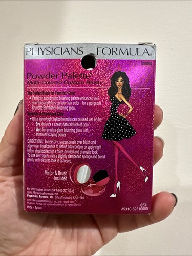 Physicians Formula Powder Palette Multi Color Custom Blush #6231 BRUNETTES Rare - Picture 5 of 5