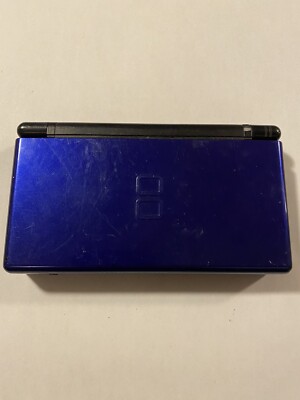 Nintendo DS Lite Handheld System Cobalt/Black For Parts/Repair Unit Not Working