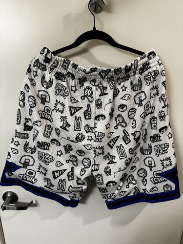 Size XL NEW Mitchell And Ness Orlando Magic Doodle Shorts - Picture 2 of 4