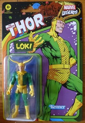 LOKI The Mightt Thor Figurine 10,5cm Marvel Legends Kenner Boite scellée - Photo 1/3