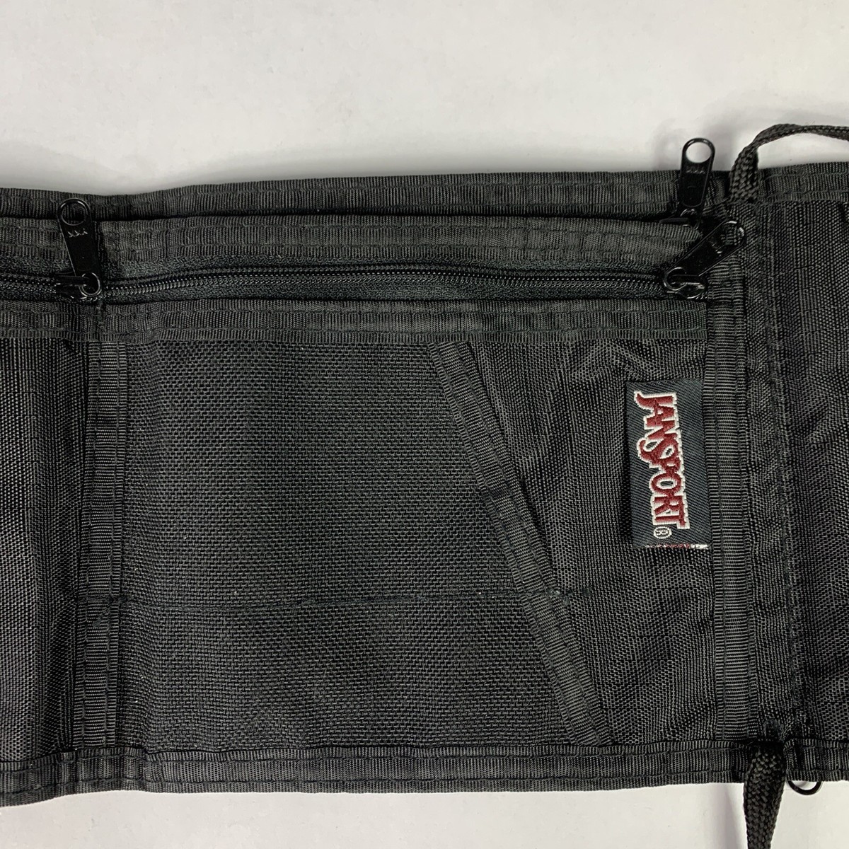 JANSPORT Vintage 90's Black Nylon CROSSBODY SHOULDER BAG 6