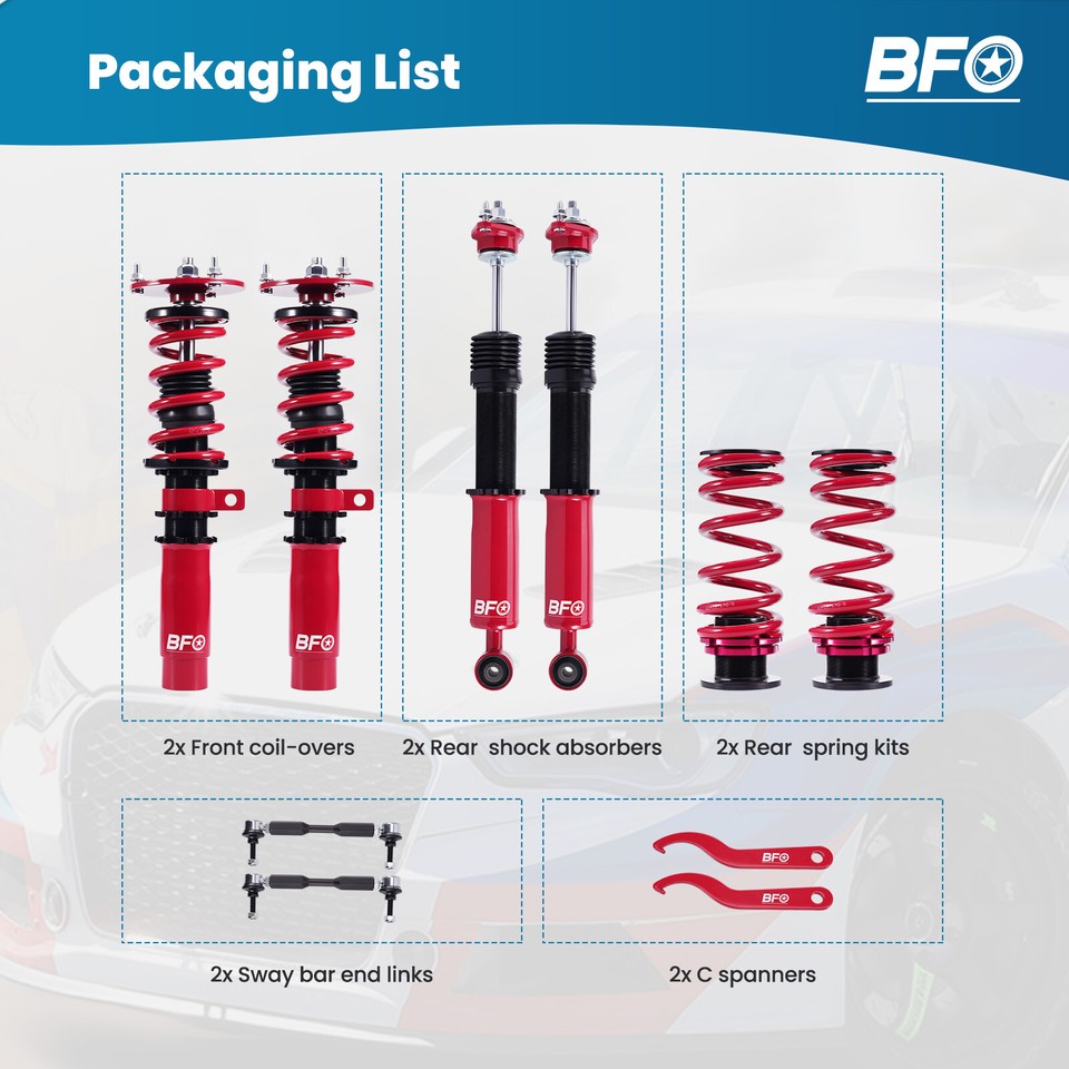 Set(4) Coilovers Shocks Struts For 2000-06 Toyota Celica 1.8L GT GTS Adj. Height Set(4) Coilovers Shocks Struts For 2000-06 Toyota Celica 1.8L GT GTS Adj. Height