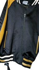 Womens Jacket With Butterflies Patch With Beads And Embroidery On Satin Coat
