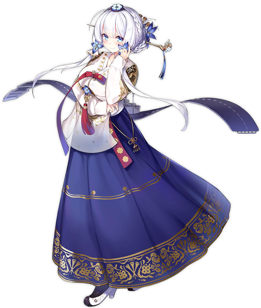 Azur Lane Illustrious Hanbok Weatherproof Anime Sticker 6