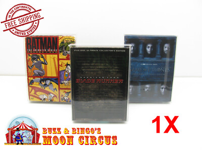 1x DVD OVERSIZED BOX SET (SIZE DVO C) - CLEAR PLASTIC PROTECTIVE BOX PROTECTOR