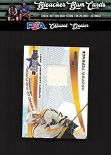 2001 Bowman YoungStars FFJ-AF Andrew Ference Fabric of the Future Jersey