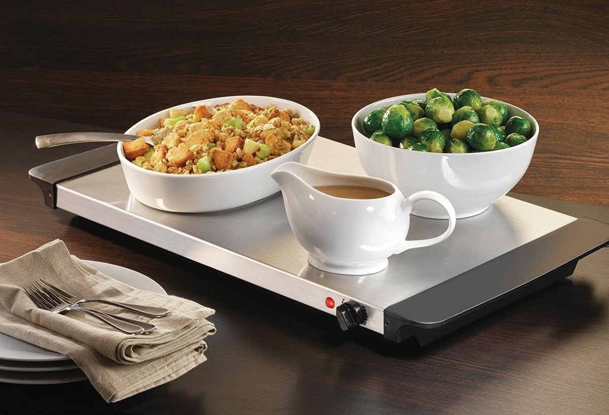 Nostalgia Electrics 2.5 quart 3-Station Buffet Server & Warming