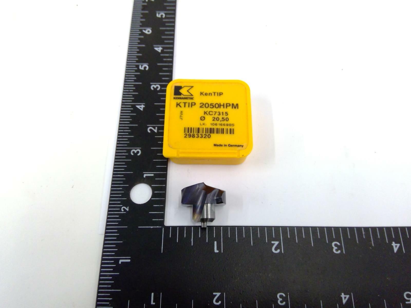 NEW Kennametal Carbide 20.50mm Replacement Drill Tip KTIP 2050HPM