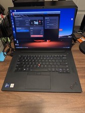 Lenovo ThinkPad P1 Gen 4 i9-11950H GeForce RTX 3080 16GB 32GB Mem 1 TB SSD Win10