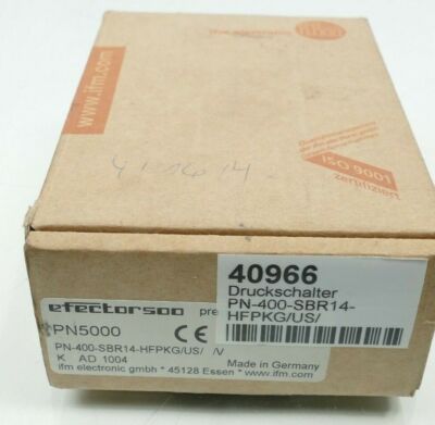 IFM Drucksensor mit Display PN5000 | PN-400-SBR14-HFPKG/US/ /V