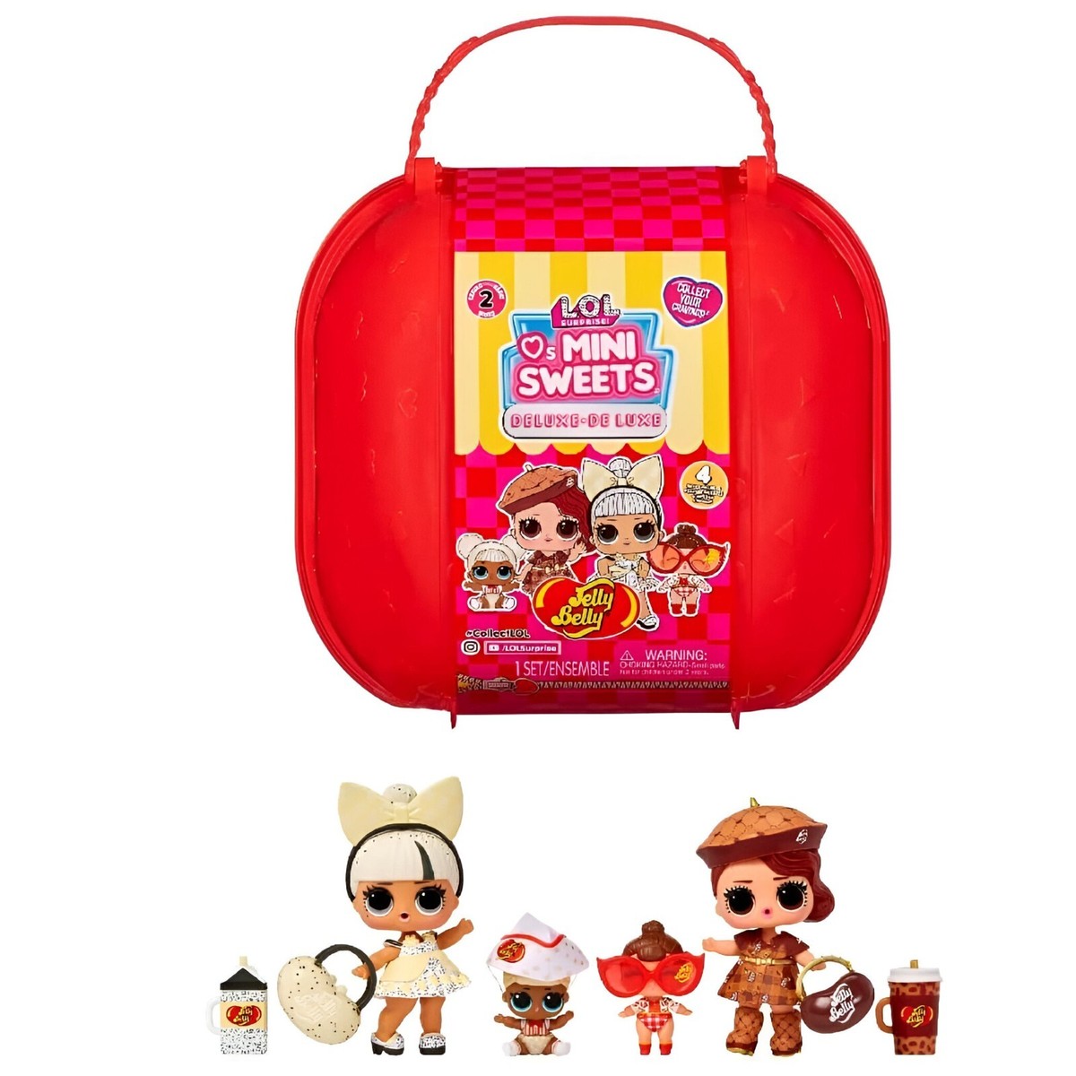 LOL Surprise! Loves Mini Sweets Deluxe Jelly Belly Dolls for Boys and  Girls